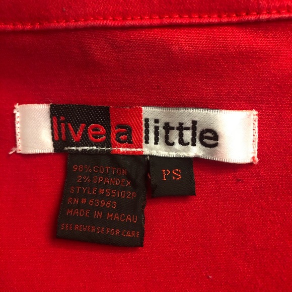 Live A Little Red jacket - Picture 4 of 4